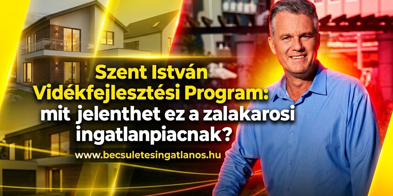 Szent István Vidékfejlesztési Program mit jelenthet ez a zalakarosi ingatlanpiacnak www.becsuletesingatlanos.hu
