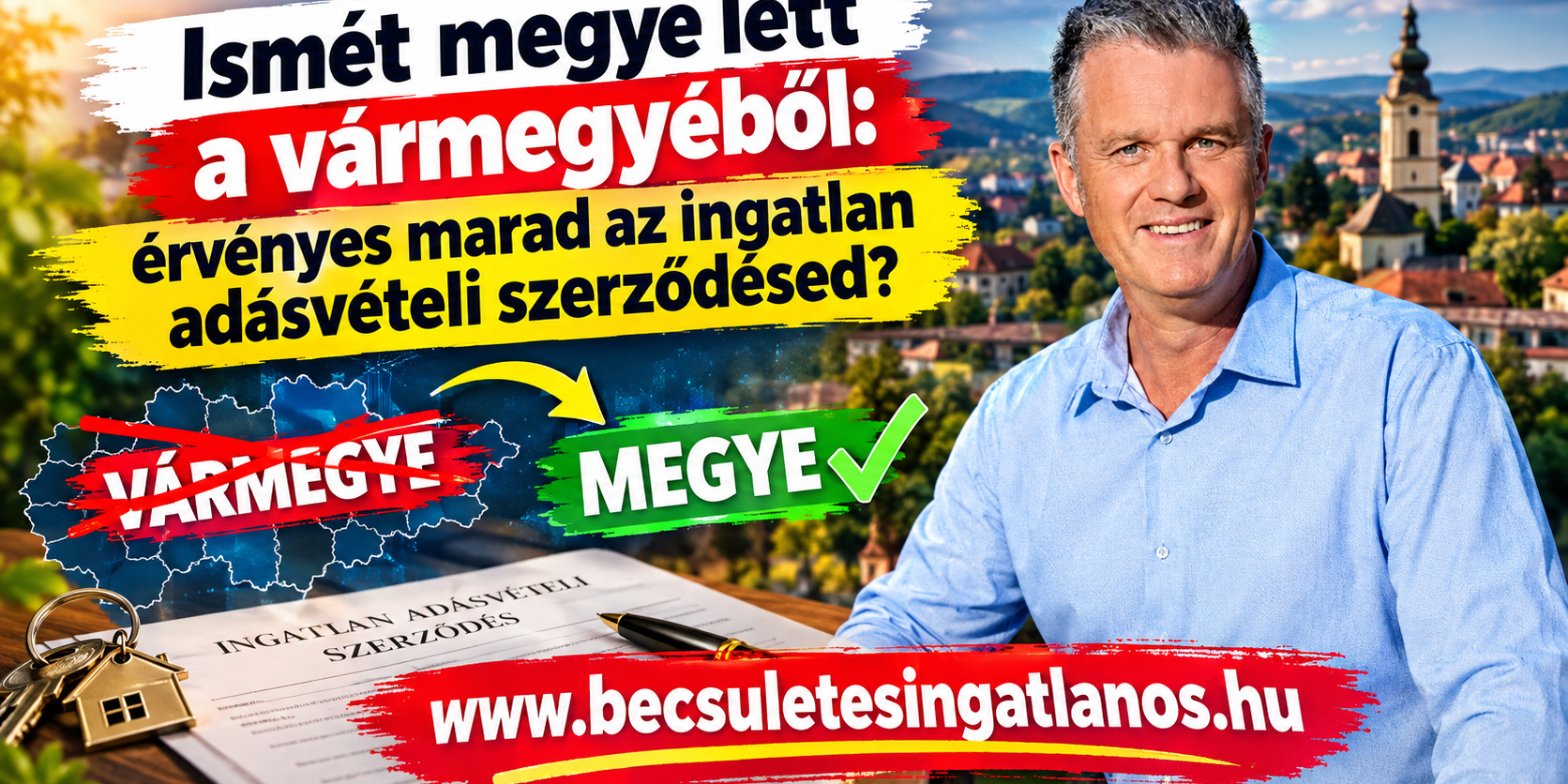 Ismét megye lett a vármegyéből érvényes marad az ingatlan adásvételi szerződésed www.becsuletesingatlanos.hu